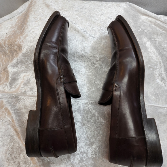 PRADA Leather Loafers Men's Prada Size 8.5 US 9.5 Made in Italy ๐ฎ๐น - Picture 4 of 8